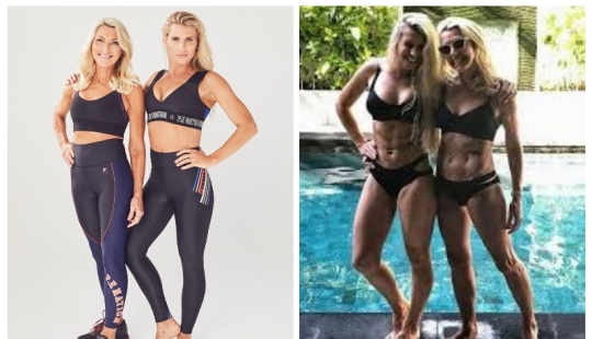 Genes of youth and sports users of social networks are unable to discern in the photo mother and daughter Genes of youth and sports users of social networks are unable to discern in the photo mother and daughter