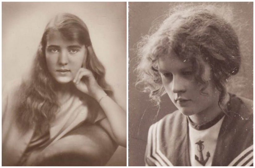 Give the young people looked like teenagers from different countries 100 years ago
