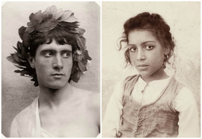 Give the young people looked like teenagers from different countries 100 years ago