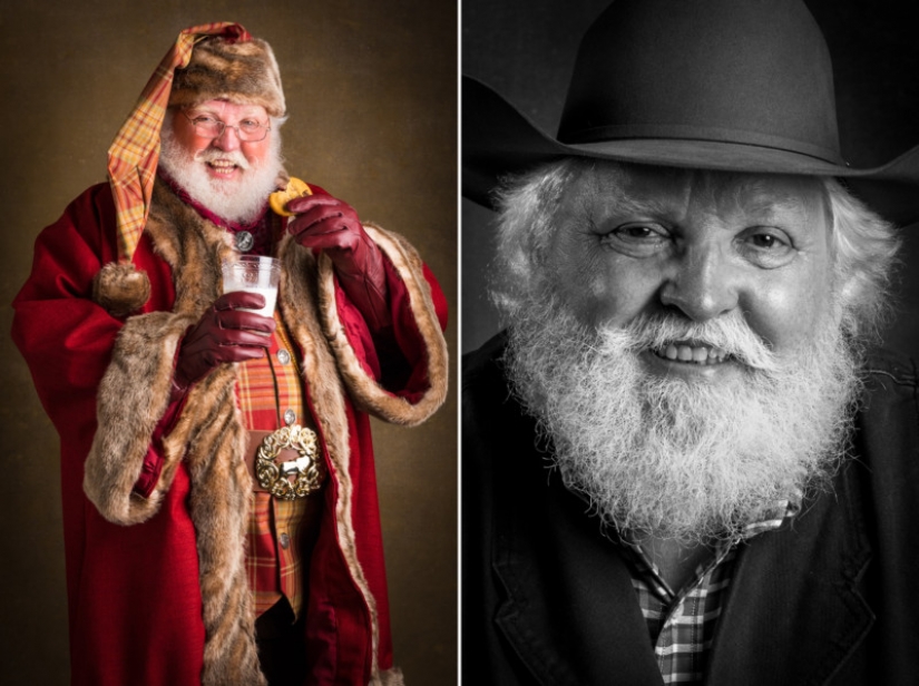 Good holiday photo project: the many Santa Claus