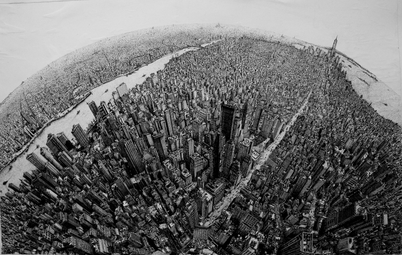 Google Maps with your own hands: a student from Egypt, painted every building in new York