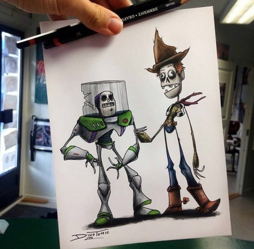 Goosebumps: artist turns cartoon characters into monsters Goosebumps: artist turns cartoon characters into monsters