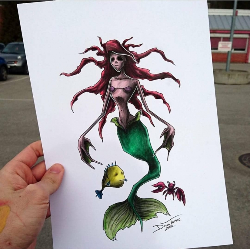 Goosebumps: artist turns cartoon characters into monsters Goosebumps: artist turns cartoon characters into monsters