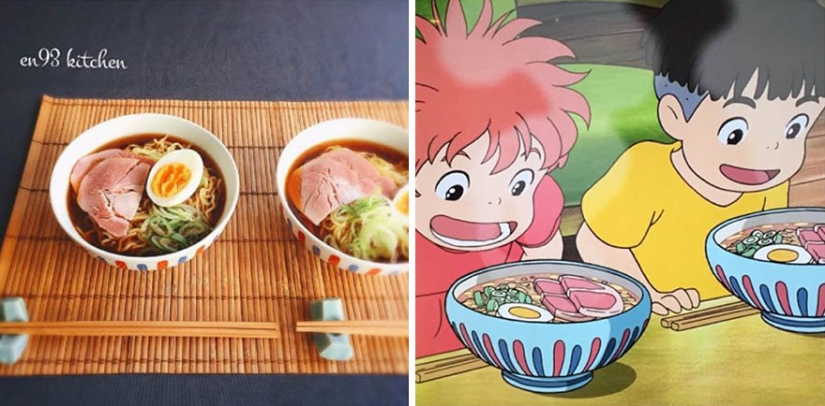 Gran idea de cómo alimentar a un niño travieso: Japonés sirve dibujos animados de Miyazaki