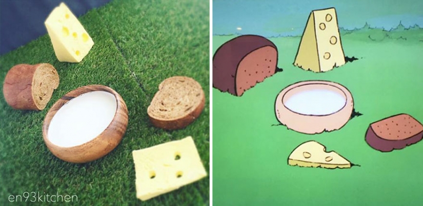 Great idea how to feed a naughty child: Japanese serves cartoons Miyazaki