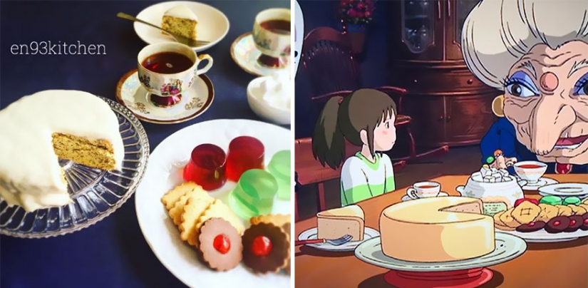 Great idea how to feed a naughty child: Japanese serves cartoons Miyazaki