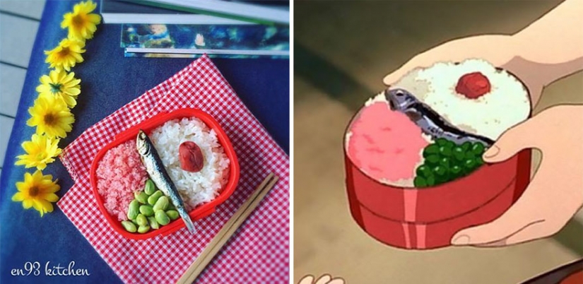 Great idea how to feed a naughty child: Japanese serves cartoons Miyazaki