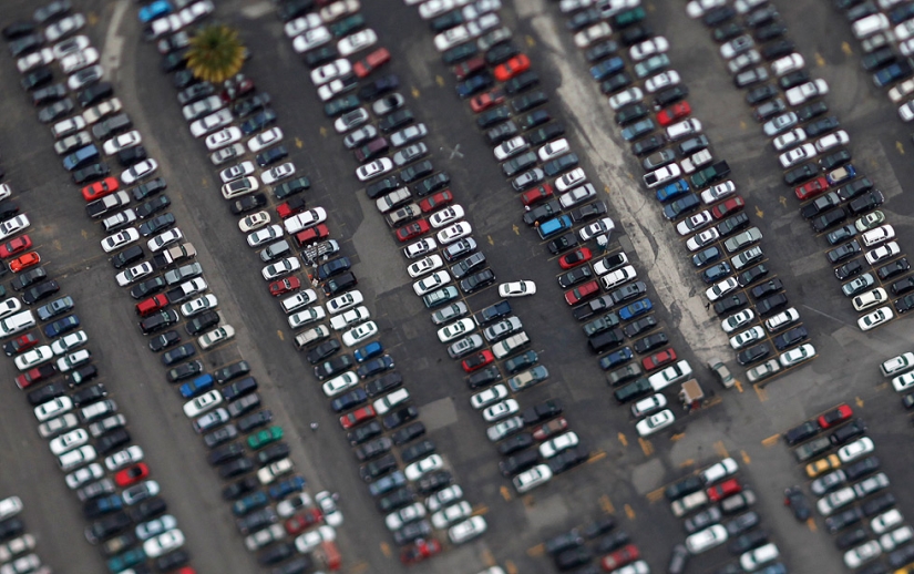 Happy birthday, Los Angeles: City of Angels from the height of bird flight