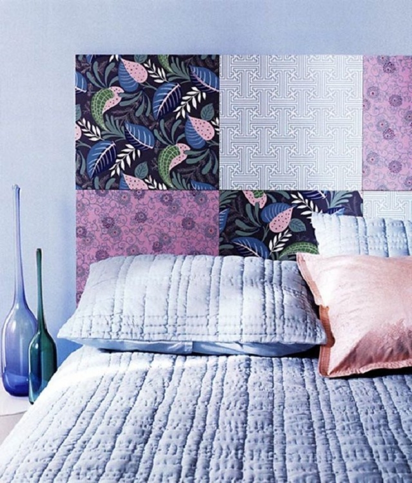 Headboard: the 30 most unusual design options