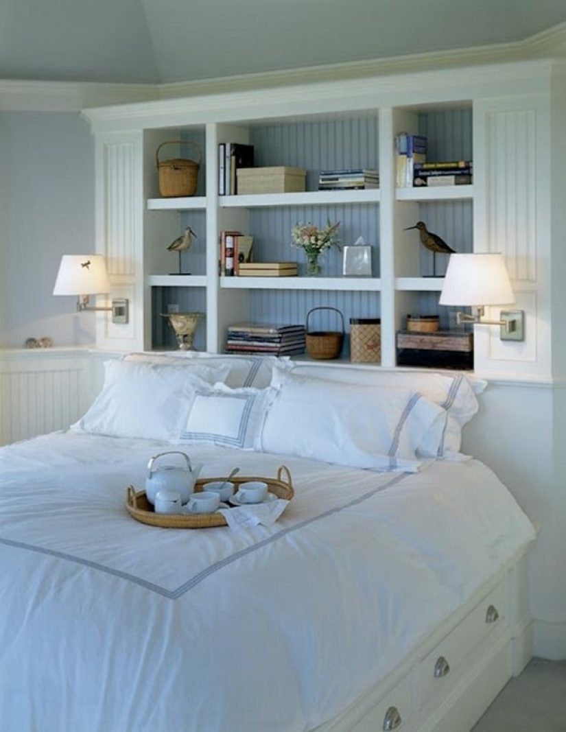 Headboard: the 30 most unusual design options