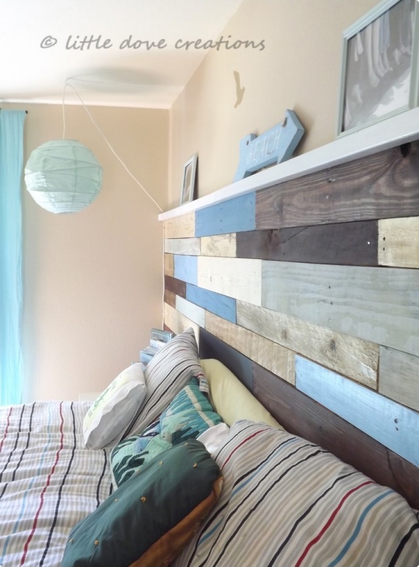 Headboard: the 30 most unusual design options