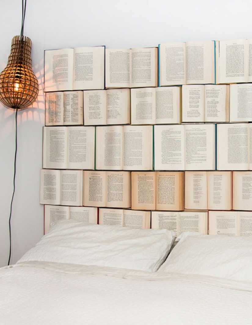 Headboard: the 30 most unusual design options