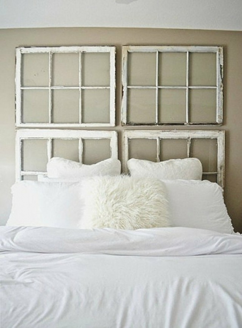 Headboard: the 30 most unusual design options