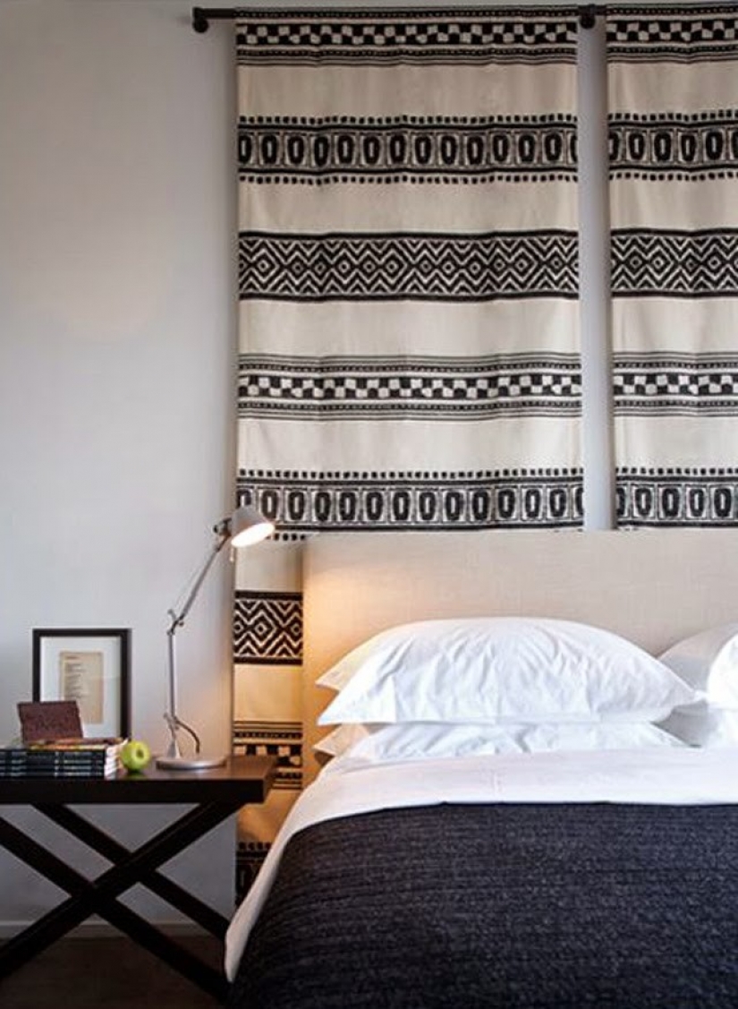 Headboard: the 30 most unusual design options