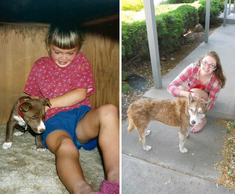 Heart breaks: the first and last photos of owners with their Pets Heart breaks: the first and last photos of owners with their Pets
