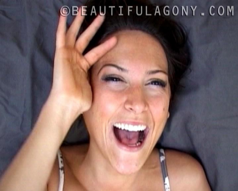 Hermosa agonía franqueza sin exposición