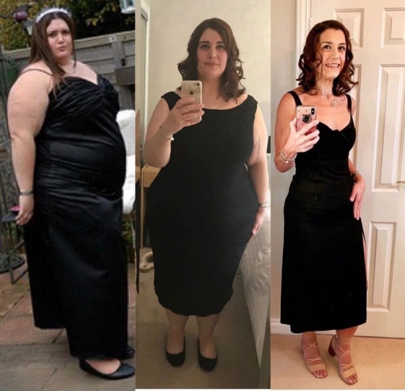 His own mother does not recognize the girl lost weight from 165 to 75 kg