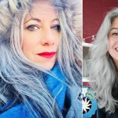 Historias inspiradoras de mujeres que aceptar y amar a su pelo gris