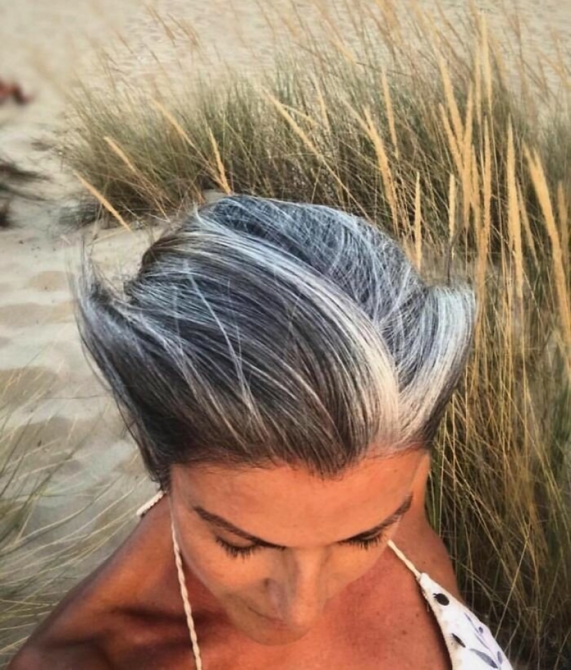 Historias inspiradoras de mujeres que aceptar y amar a su pelo gris