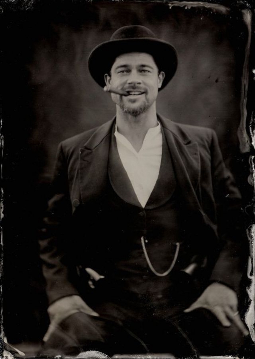 Hollywood stars captured by a camera of the XIX century Hollywood stars captured by a camera of the XIX century