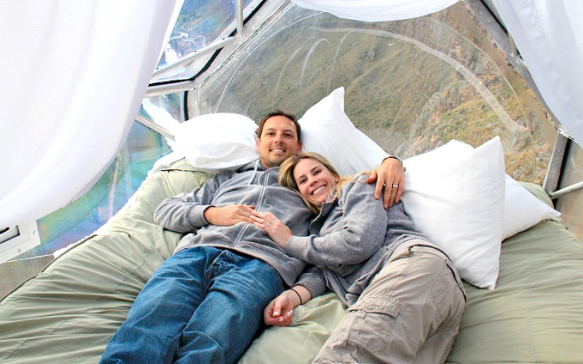 Hotel "crazy climber", or a hotel for the brave