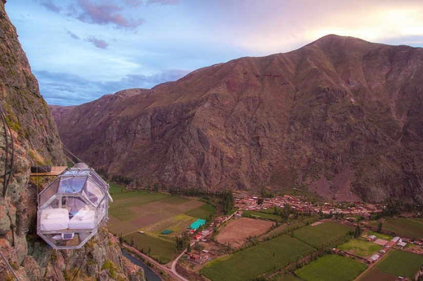 Hotel "crazy climber", or a hotel for the brave