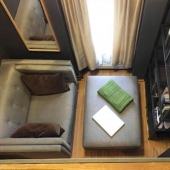 How to fit a kitchen, bedroom and working room of 14 square meters