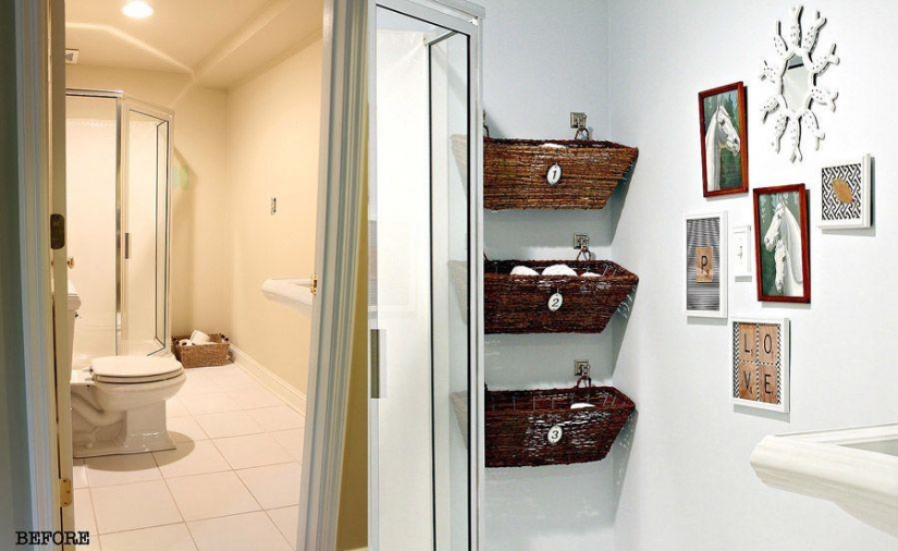 How to hide things that are an eyesore in the house