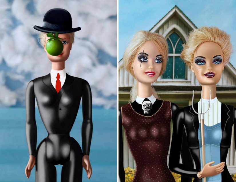 How to look like a Barbie doll in the classic paintings How to look like a Barbie doll in the classic paintings