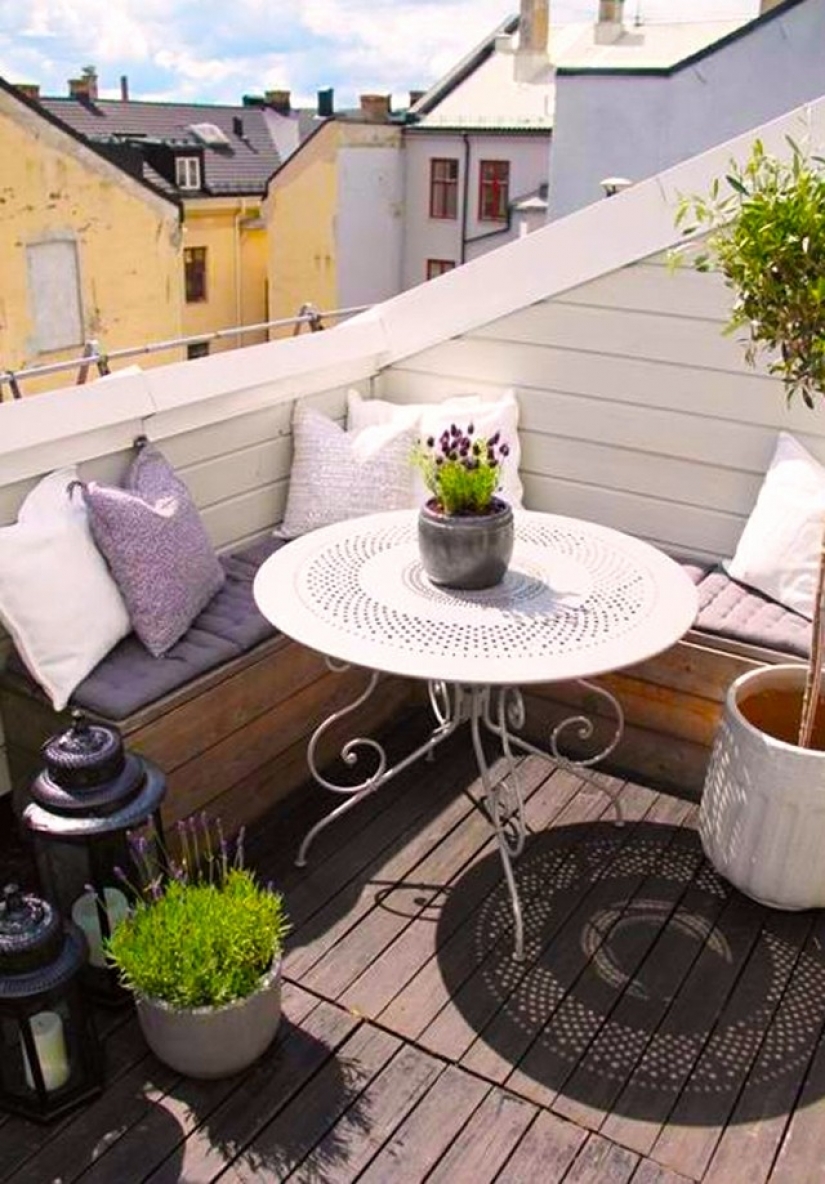 How to turn a balcony into a heavenly place: 7 useful tips and 30 adorable examples