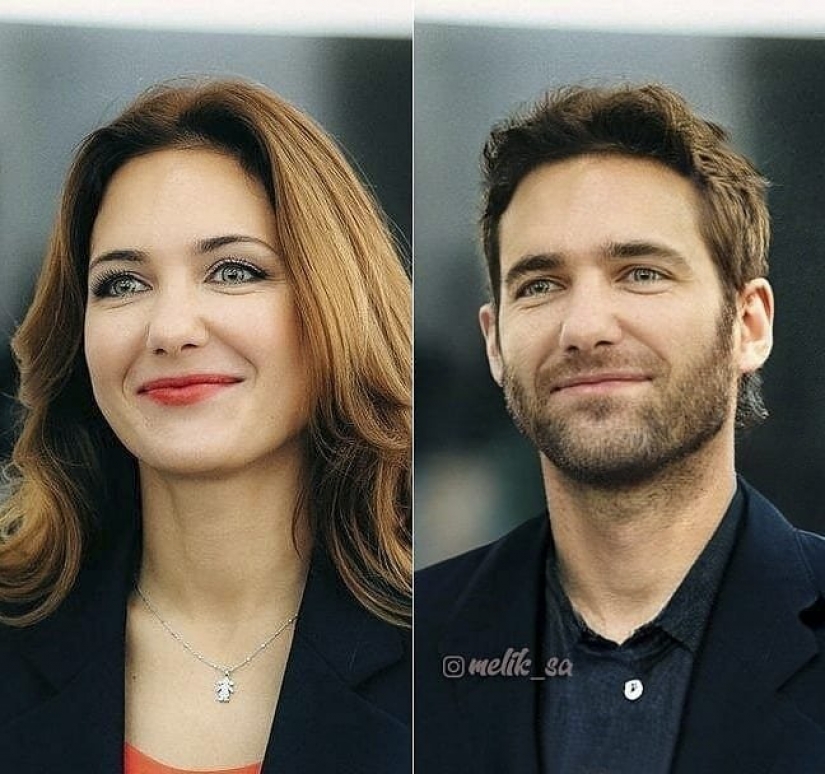 How would look familiar to all celebrities, be they of the opposite sex