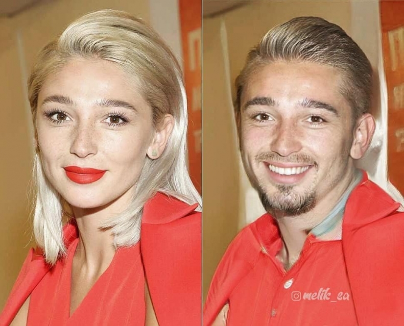 How would look familiar to all celebrities, be they of the opposite sex