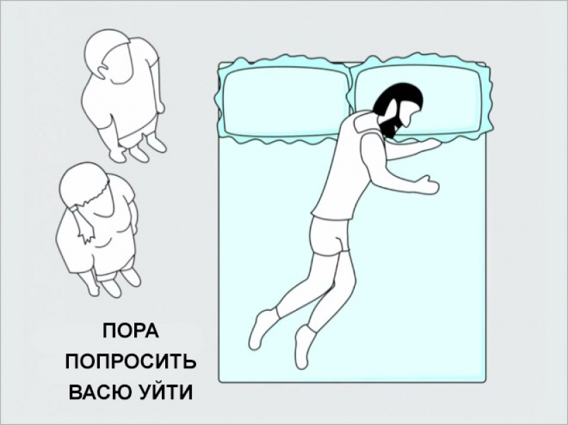 How you sleep, absolutely captures the essence of your relationship