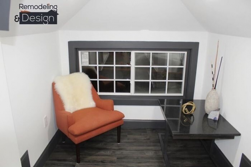 Husband remade the little attic in the closet of a dream for the wife