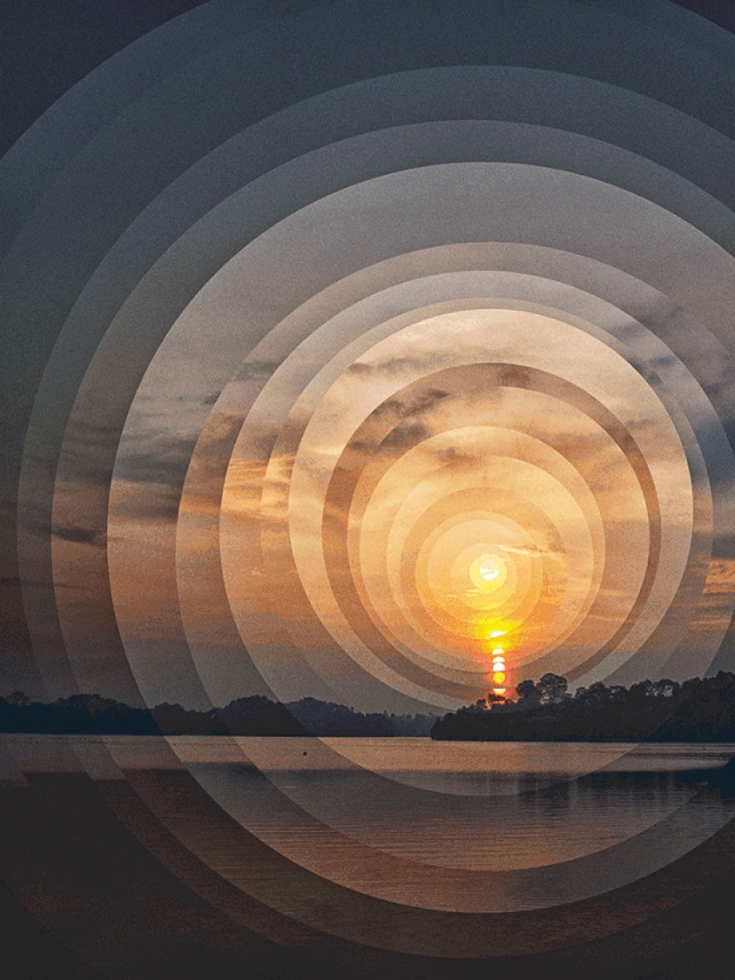 Hypnotic gifs Asian megacities