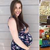 "I made a deal — give birth safely!": Thrifty mom before birth prepared for the future hundreds of meals