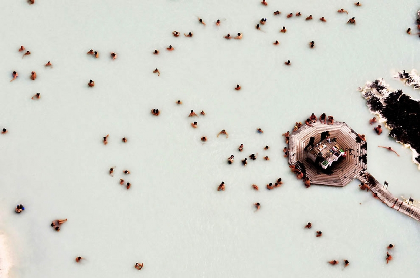 Iceland from the height of bird flight Iceland from the height of bird flight