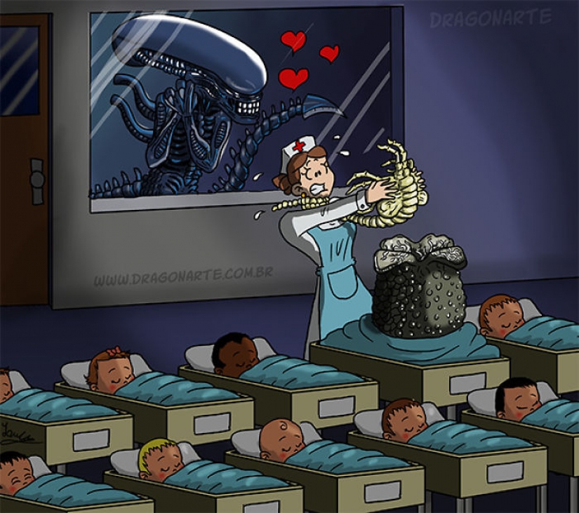 If superheroes were children: 10 charming and funny illustrations