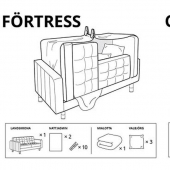 I'm in the house: 6 Fort building for kids from IKEA Russia