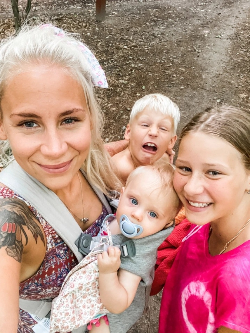 In a burning hut: a female firefighter from Norway has resumed training the day after birth