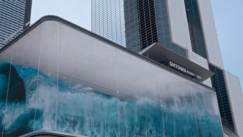 In Seoul appeared the largest anamorphic illusion in the world In Seoul appeared the largest anamorphic illusion in the world