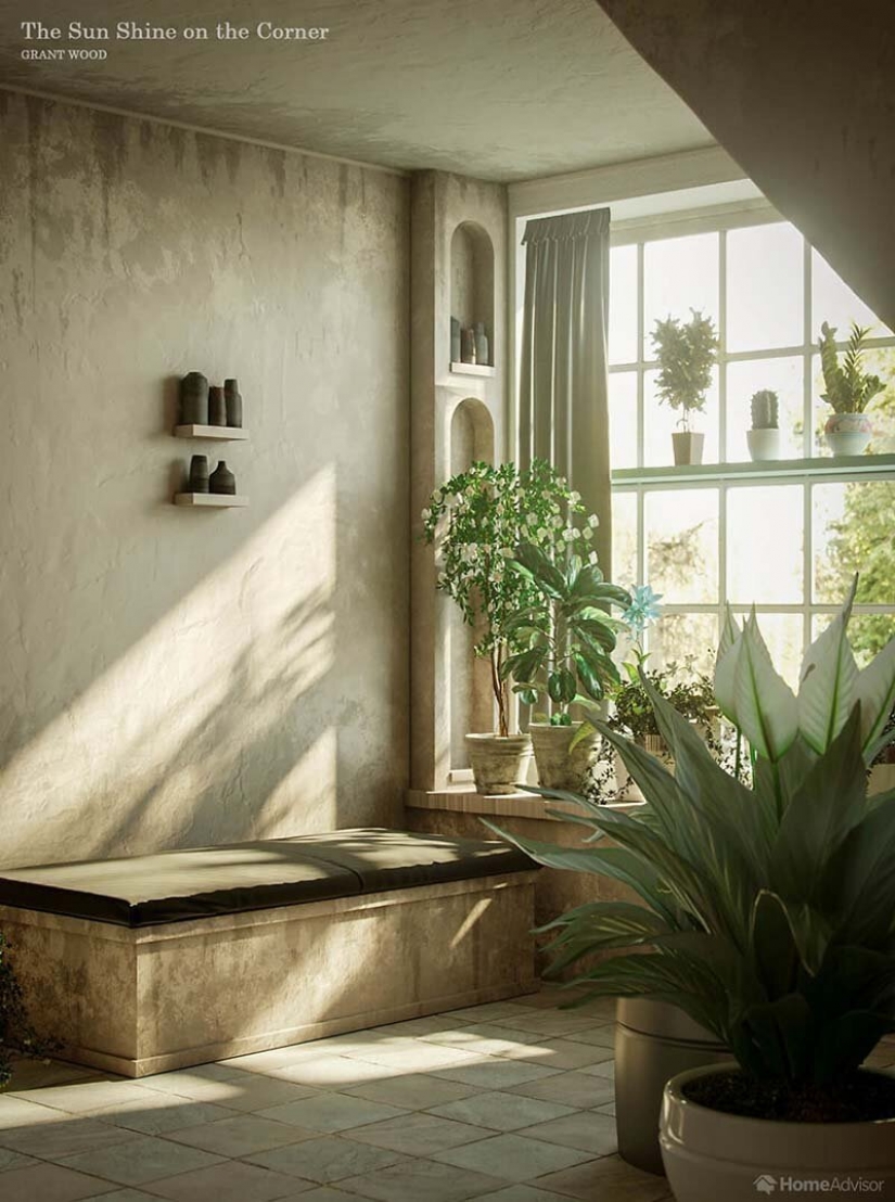 In the bedroom van Gogh: how would look the interiors with paintings by famous artists In the bedroom van Gogh: how would look the interiors with paintings by famous artists