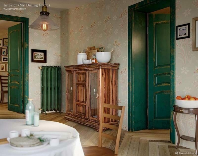 In the bedroom van Gogh: how would look the interiors with paintings by famous artists In the bedroom van Gogh: how would look the interiors with paintings by famous artists