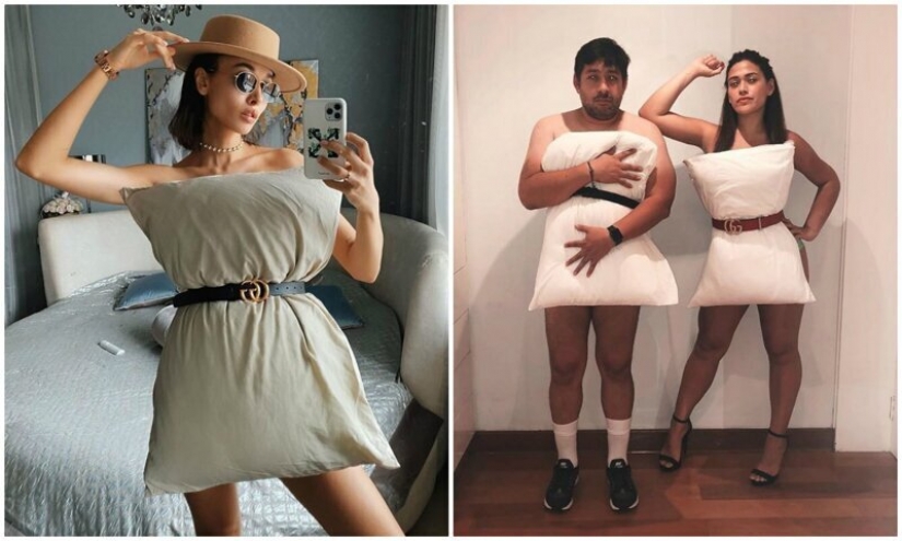 In the network appeared the new quarantine trend — dress-pillow