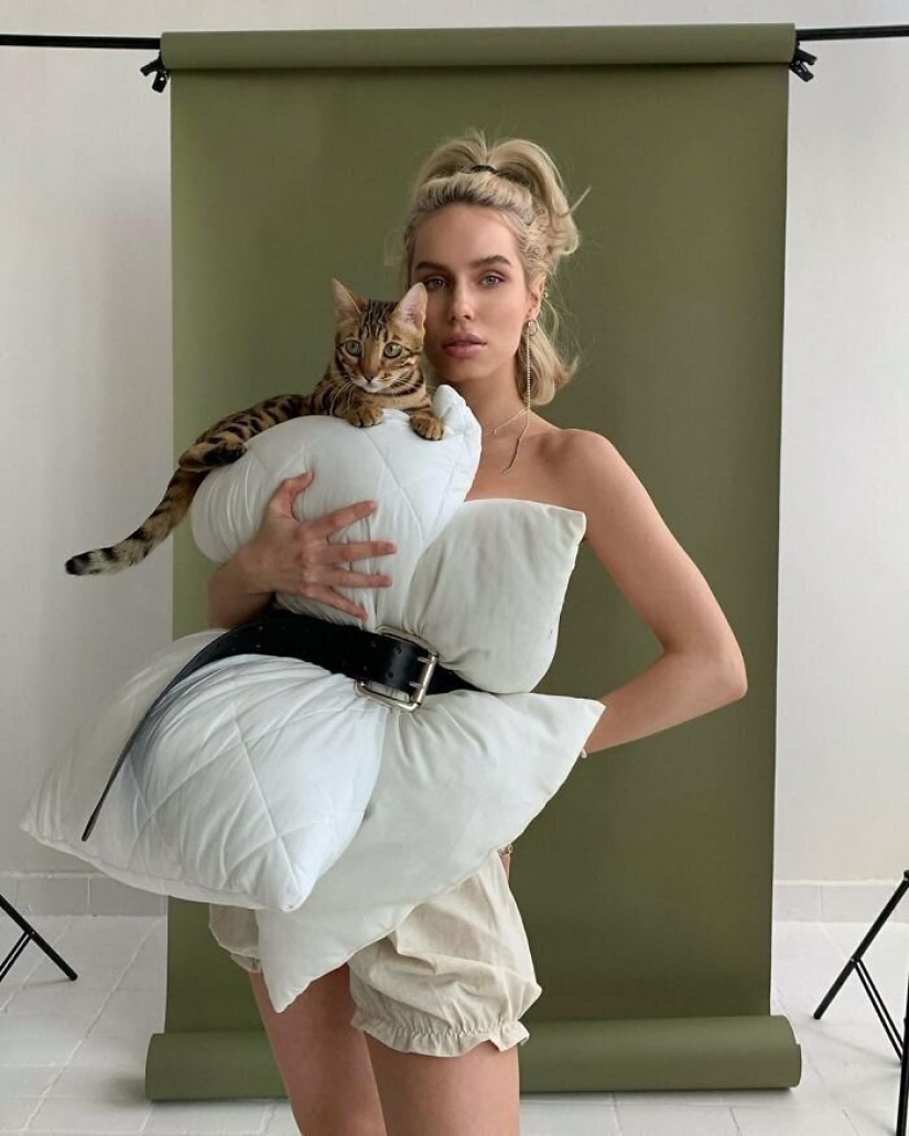In the network appeared the new quarantine trend — dress-pillow