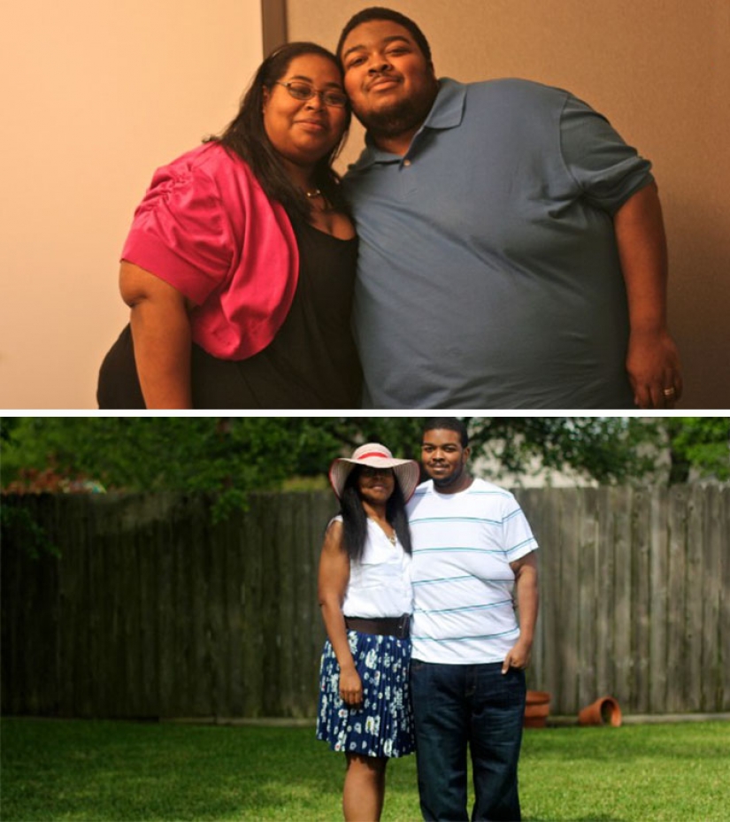 Inspiring photographs couples before and after the weight loss Inspiring photographs couples before and after the weight loss