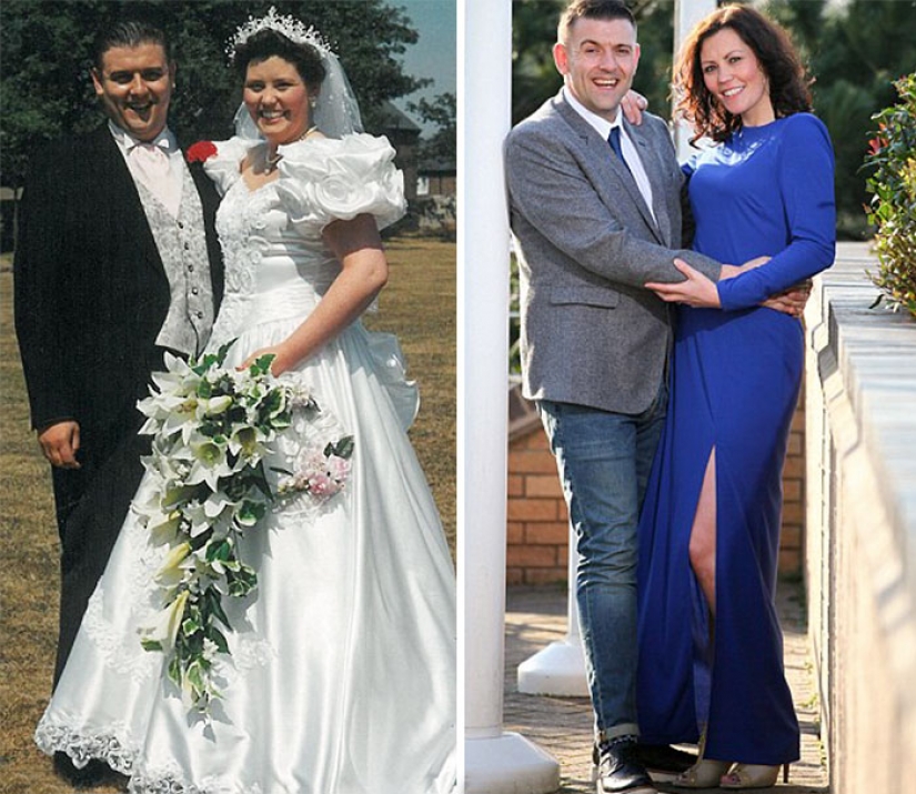 Inspiring photographs couples before and after the weight loss Inspiring photographs couples before and after the weight loss