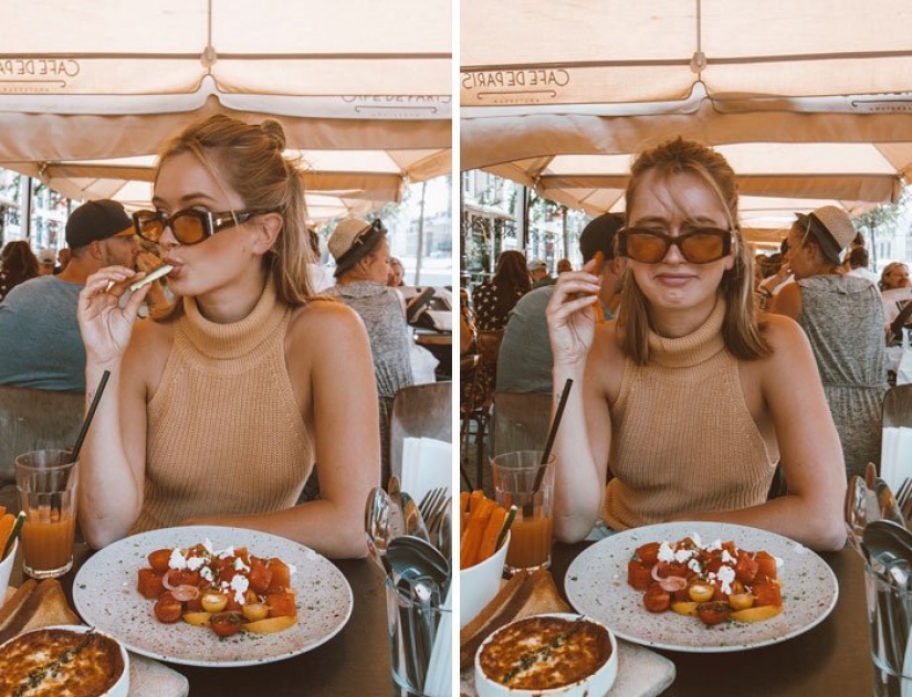 Instagram vs La modelo reveló el secreto, mostrando el ideal y el real de la foto Instagram vs La modelo reveló el secreto, mostrando el ideal y el real de la foto