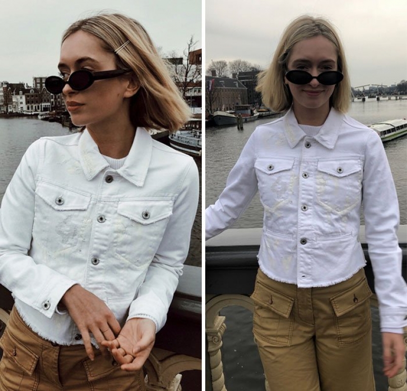 Instagram vs. The model revealed the secret, showing the ideal and the real photo