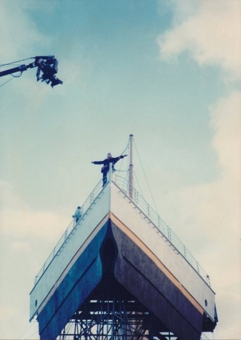 It took the Titanic: rare photos from the shoot